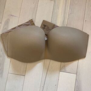 Soma Women's Enbliss Wireless Stay Put Multi-Way Strapless Bra Warm Sienna 40D